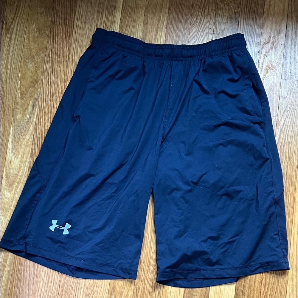 Under Armour Men's Navy Blue Athletic Shorts